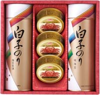 白子 のり・かに缶詰合せ